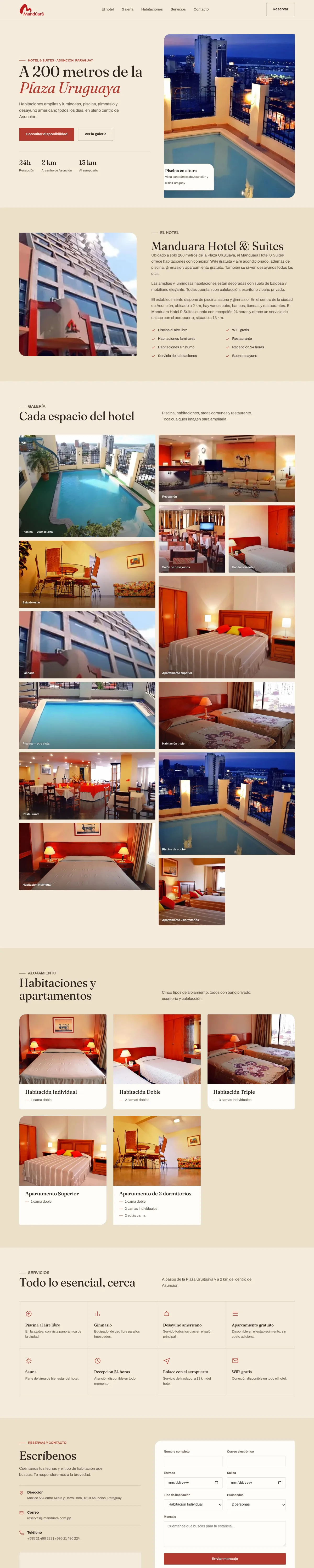 Websites — Hotel Manduara